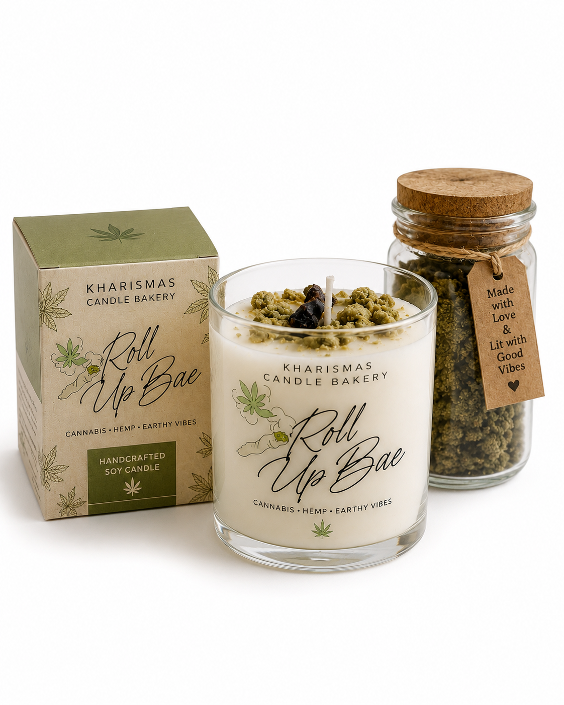 Roll Up Bae 420 Novelty Candle