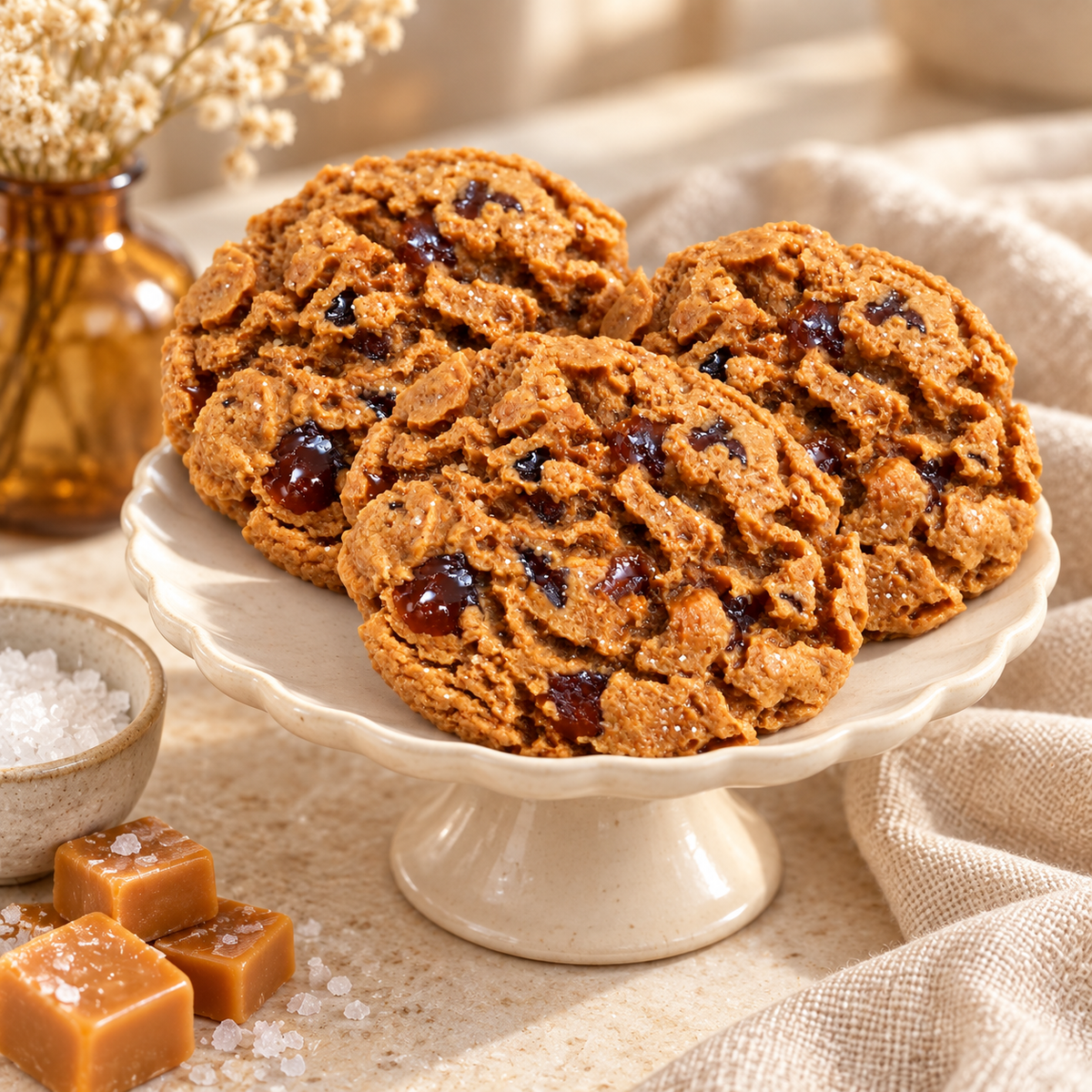 Sea Salted Caramel Sugar Cookies