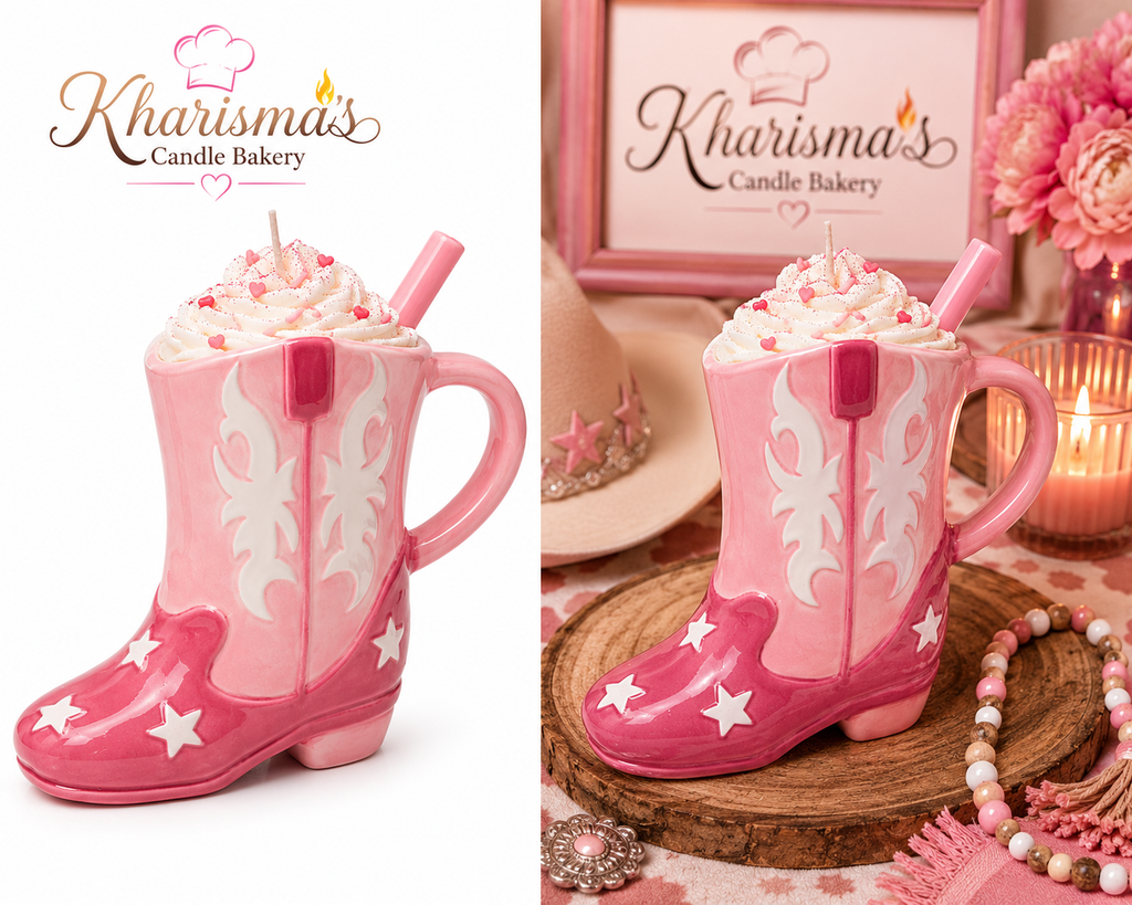 Boot Mug Candle