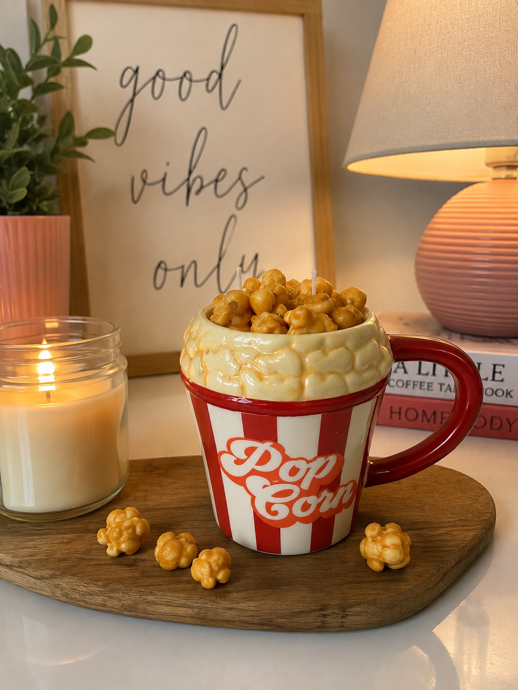 Caramel Popcorn Mug Candle