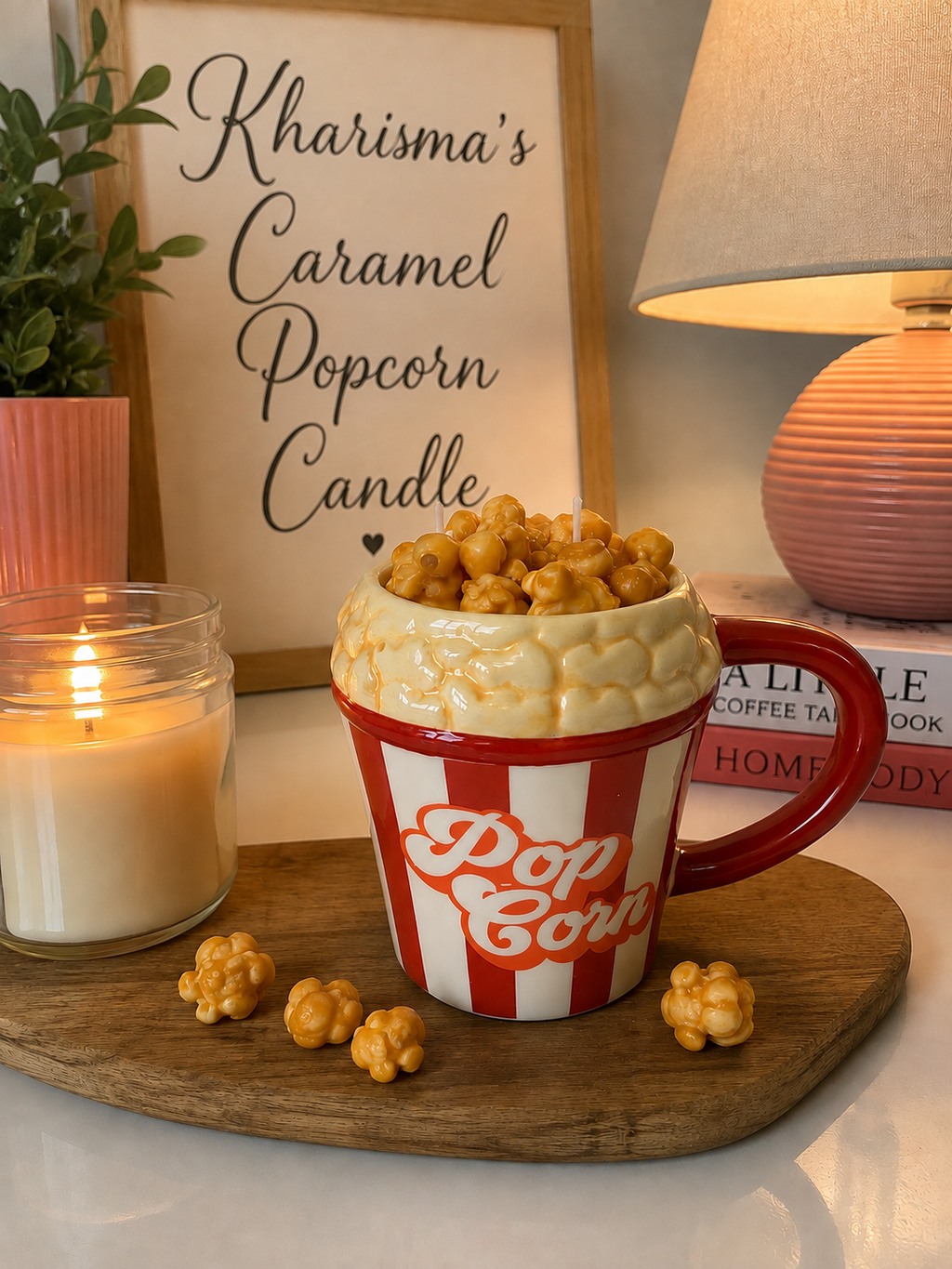 Caramel Popcorn Mug Candle