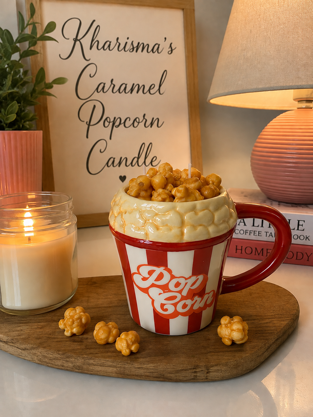Caramel Popcorn Mug Candle
