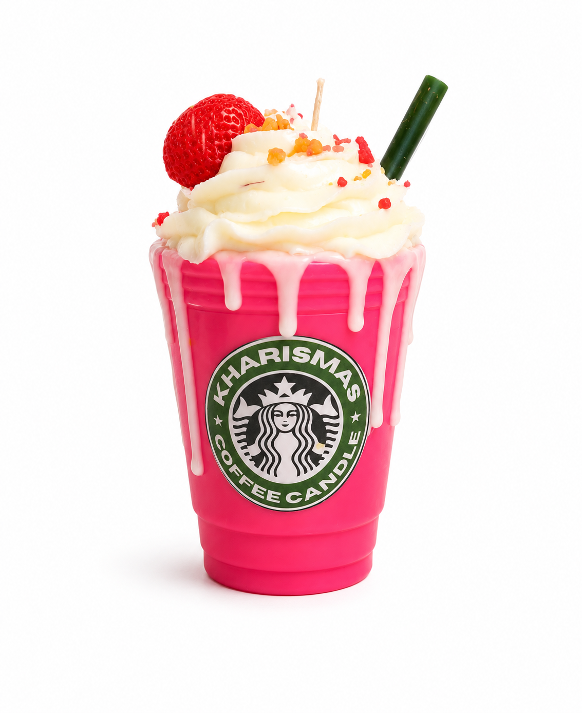 Starbucks Inspired Frappe Dessert Candle