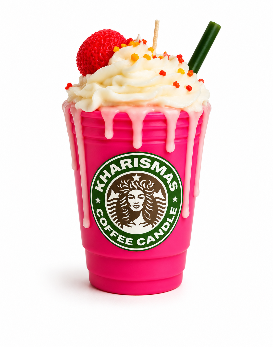 Starbucks Inspired Frappe Dessert Candle