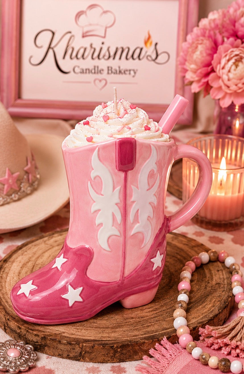 Boot Mug Candle